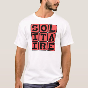 Solitär, Kartenspiel für eine Person T-Shirt