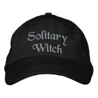 Solitary Hexe Zitat Lila Personalisiert Black