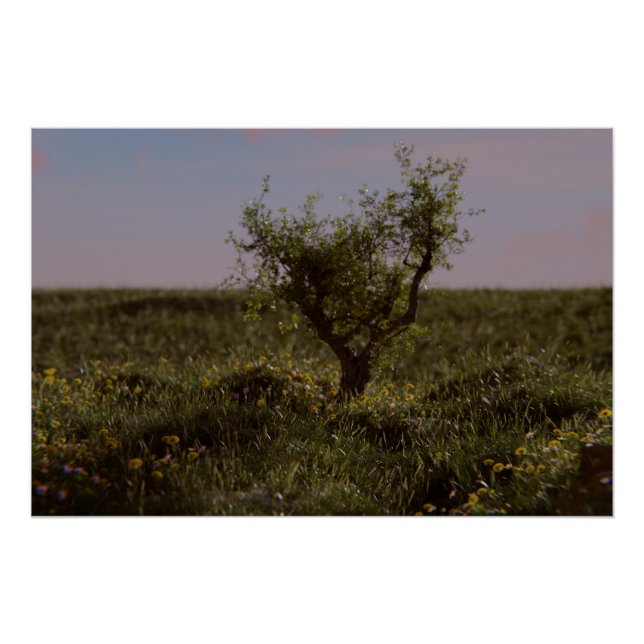 Solitary-Tree-Plakat Poster (Vorderseite)
