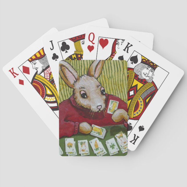 Solithare - Kaninchen Spielkarten (Rückseite)