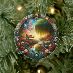 Solitudes Sanctuary Ein Keramik Weg zum Nachdenken Ornament
