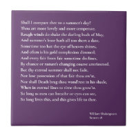 Soll ich dich mit einem Sommertag vergleichen? Son