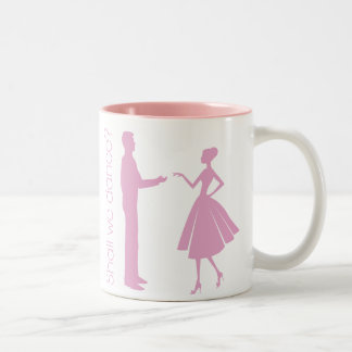 Sollen wir tanzen? zweifarbige tasse