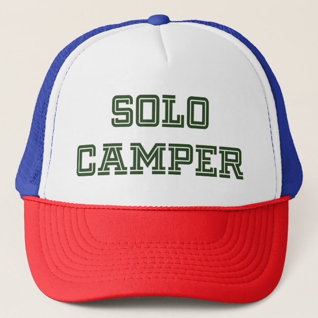 Solo Camper Truckerkappe (Vorderseite)