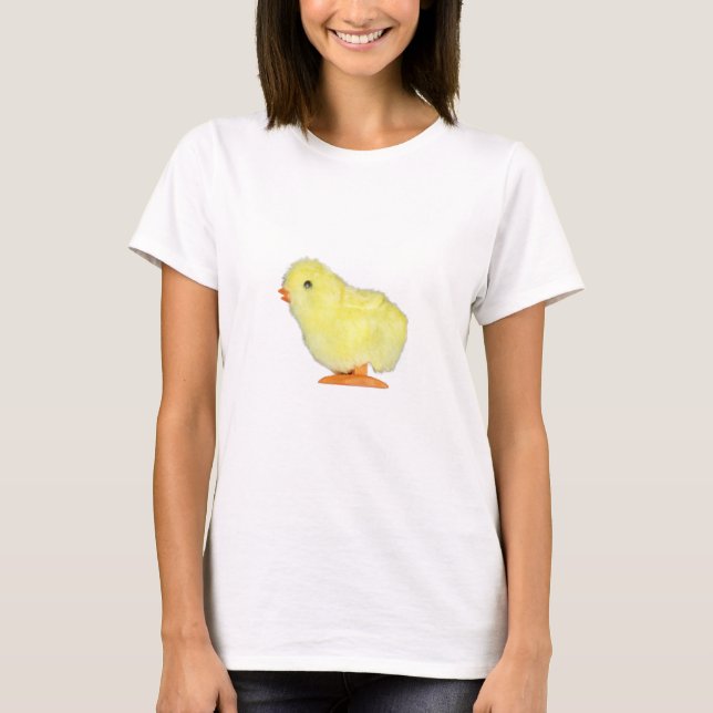Solo Chick auf Transparent T-Shirt (Vorderseite)