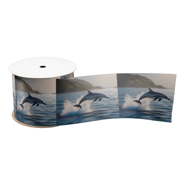 Solo Dolphin Wave Dancer, Satinband (Spule)