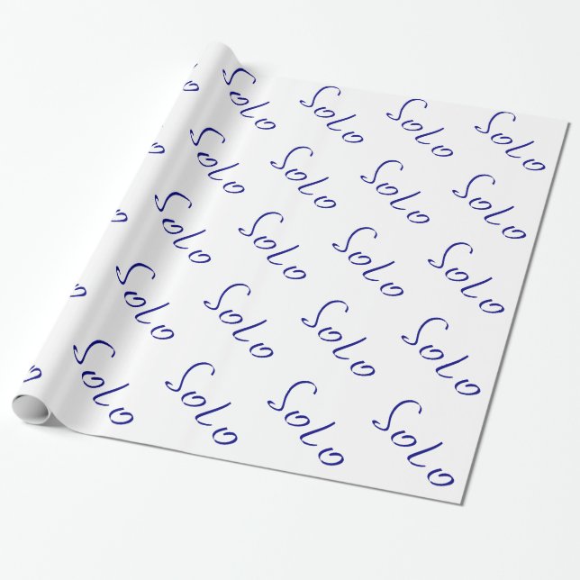 Solo Geschenkpapier (Ungerollt)