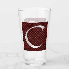 Solo-Letter-Blockplatte Glas
