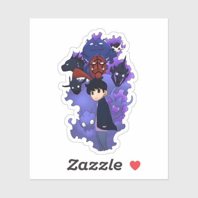 Solo Leveling inspired chibi Aufkleber (Blatt)