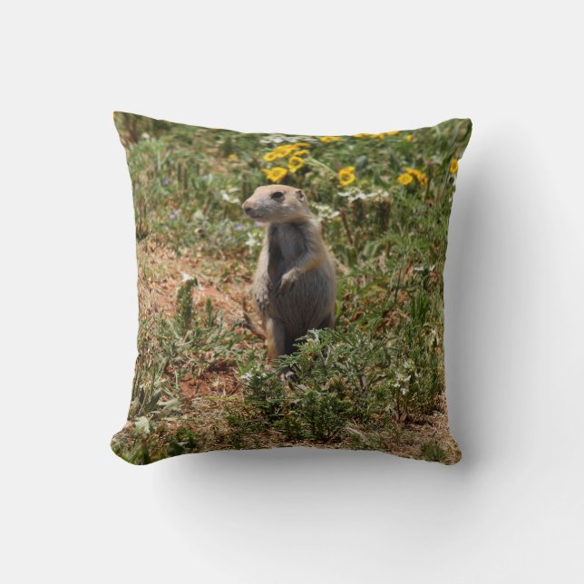 Solo Prairie Dog Kissen (Vorderseite)