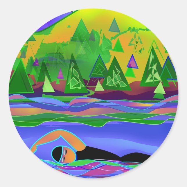 Solo Runder Aufkleber (Vorderseite)