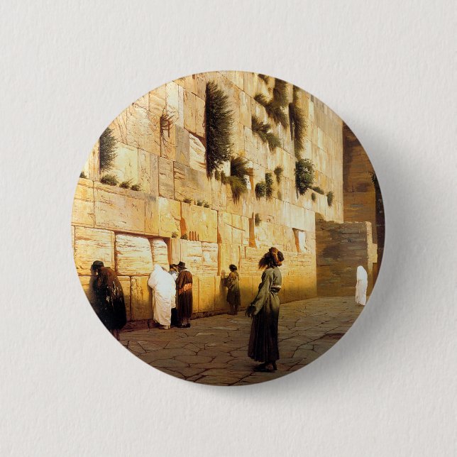 Solomans Wand Jerusalem, Jean-Leon Gerome Button (Vorderseite)