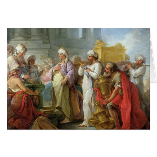 Solomon avant l'arche de l'engagement, 1747 (Devant horizontal)