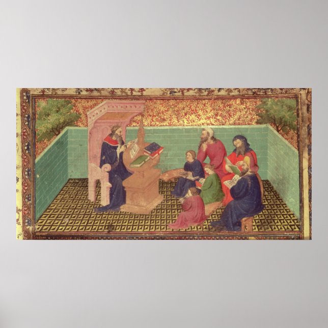 Solomon diktiert die Sprichwörter Poster (Vorne)