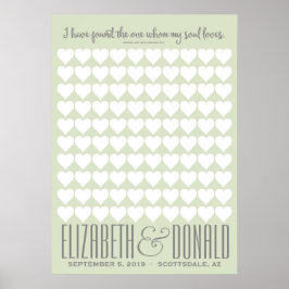 Solomon Hochzeitspender - WÄHLEN SIE IHRE FARBE Poster