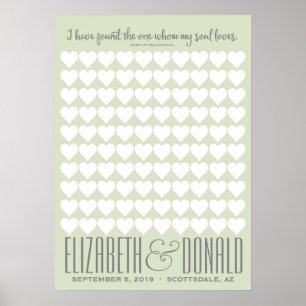 Solomon Hochzeitspender - WÄHLEN SIE IHRE FARBE Poster