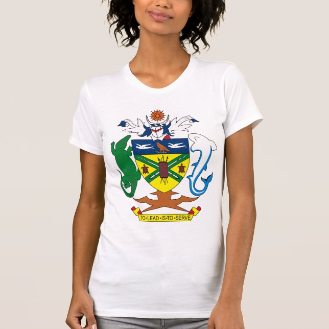 Solomon- Islandwappen T - Shirt (Vorderseite)