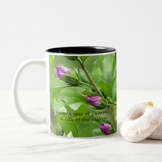 Solomon-Lied 2:1 Zweifarbige Tasse (Mit Donut)