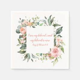 Solomon My Beloved Wedding Napkins Song Serviette