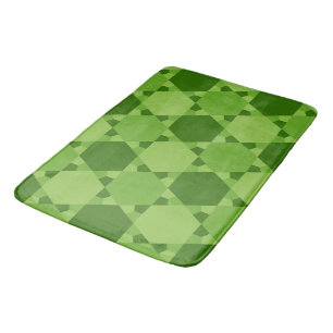 Solomon Siegel Star von David Optical Illusion Badematte