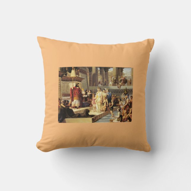 Solomon und die Königin von Sheba - Giovanni De Mi Kissen (Vorderseite)