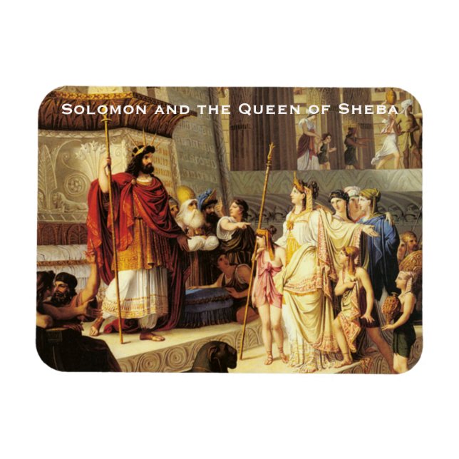Solomon und die Königin von Sheba - Giovanni De Mi Magnet (Horizontal)