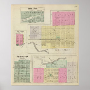 Solomon, Unternehmen, Dillon, Detroit, Kansas Poster