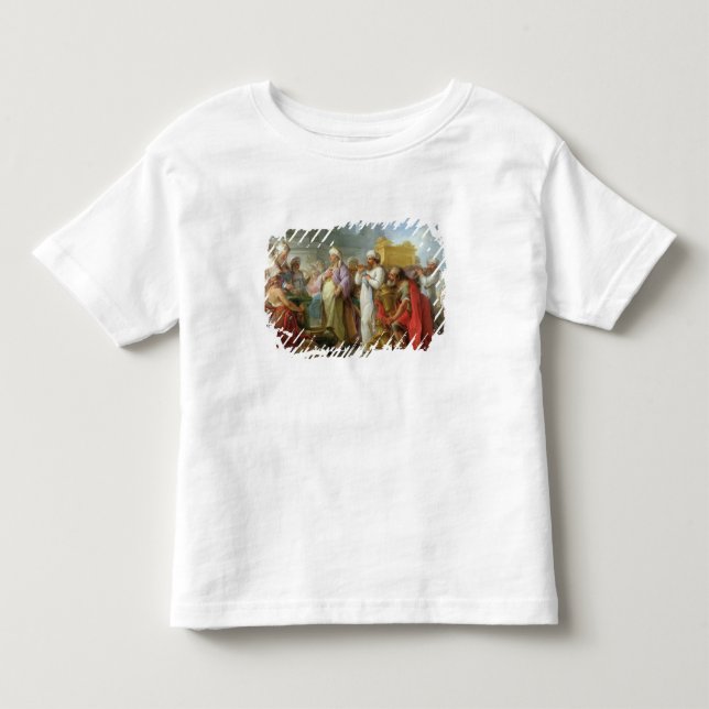 Solomon vor der Arche des Vertrages, 1747 Kleinkind T-shirt (Vorderseite)