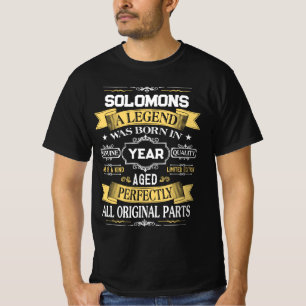 SOLOMONS Eine Legende wurde geboren im Jahr T-Shirt
