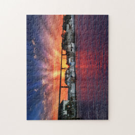 Solomons Insel-Sonnenuntergang