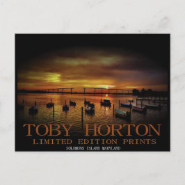 Solomons Island Maryland Postkarte