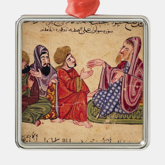 Solon-Unterricht Ornament Aus Metall (Vorne)