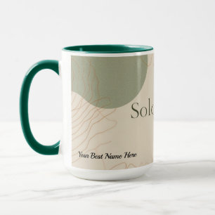 Solopreneur-Hustle-Ästhetik Motivationszitat Tasse