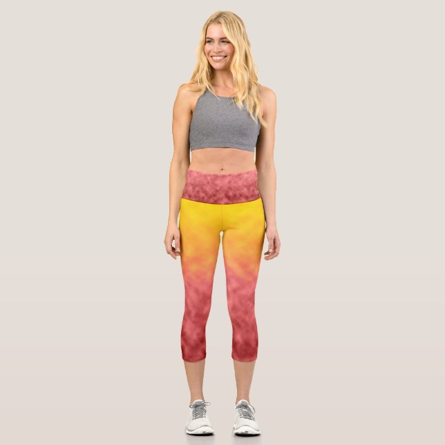 Solstice Bloom Capri Leggings (Vorderseite)