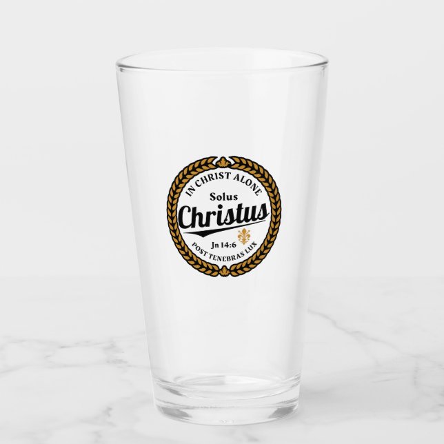 Solus Christus Glas (Vorderseite)
