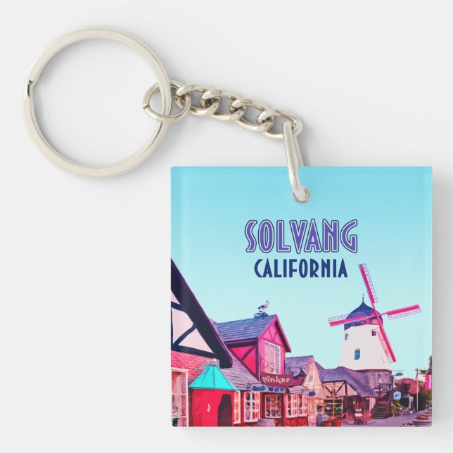 Solvang Danish Downtown California Vintage (Devant)