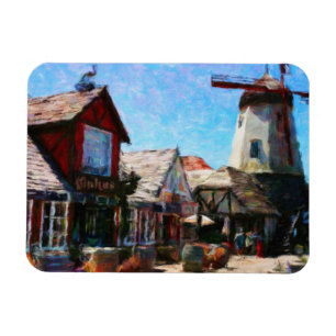 Solvang Windmühle Magnet