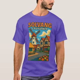 Solvang Windmühlen-Stadt Santa Ynez Valley Kalifor T-Shirt
