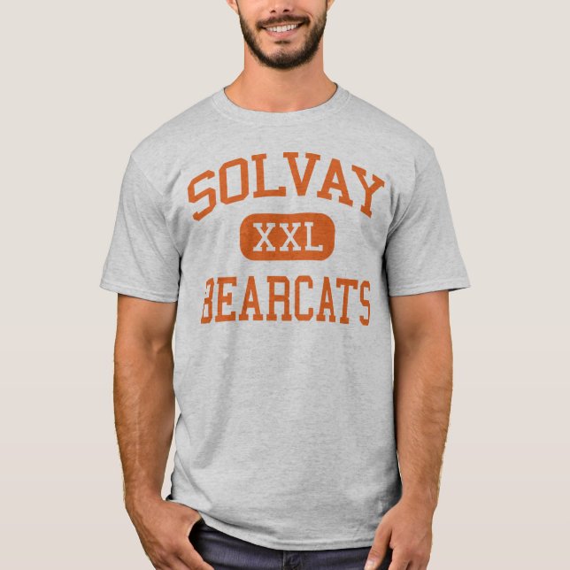 Solvay - Bearcats - Highschool - Solvay New York T-Shirt (Vorderseite)