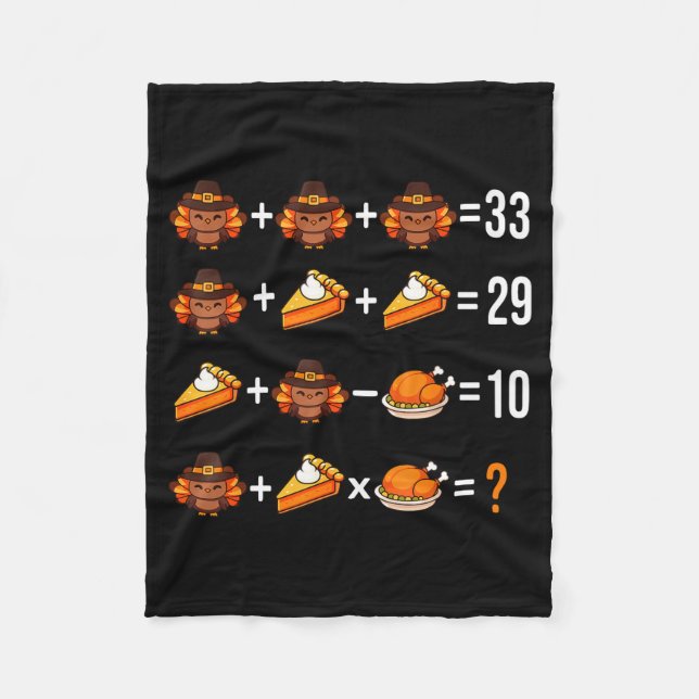 Solve The Problem Funny 67 Meme Brainrot Math Teac Fleecedecke (Vorderseite)