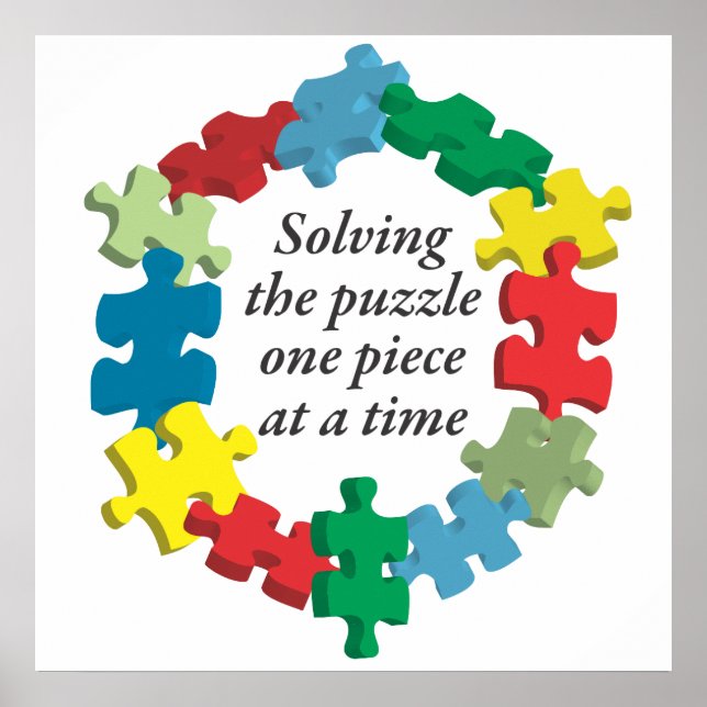 Solving the Puzzle...Poster Art White Poster (Vorne)