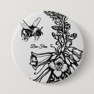 Solwhimsy Für die Bienen Sammlung 1 Button