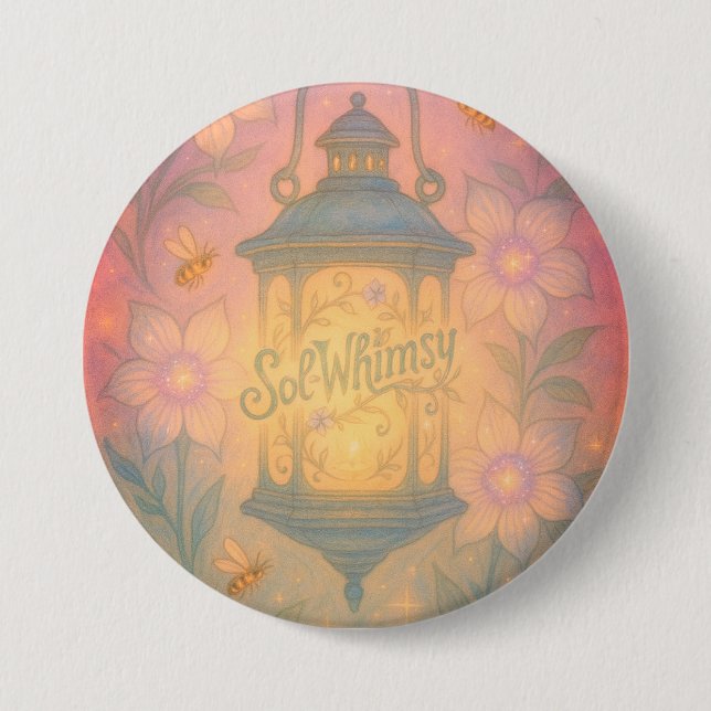 Solwhimsy Logo Pin Collection 1 Button (Vorderseite)