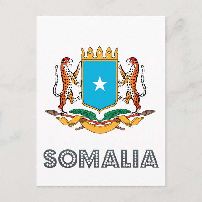 Somali-Emblem Postkarte (Vorderseite)