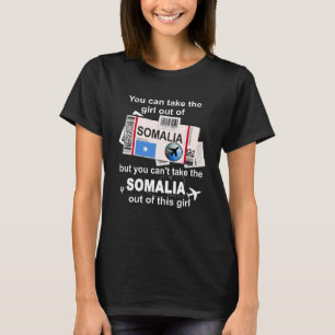 Somalia Boarding Pass Somalia Girl Somalia T-Shirt