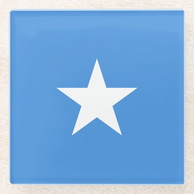 Somalia Flag Glasuntersetzer (Vorderseite)