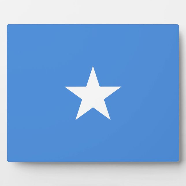 Somalia Flag Plaque Fotoplatte (Vorderseite)