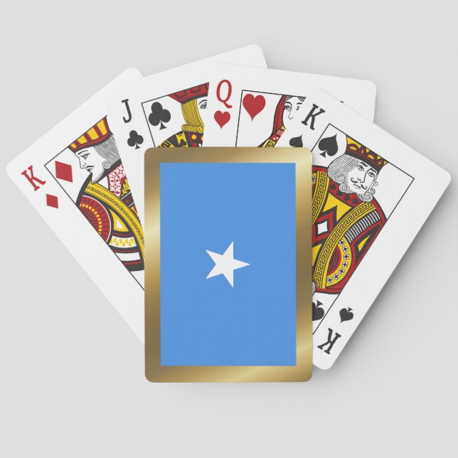 Somalia Flag Playing Cards Spielkarten (Rückseite)