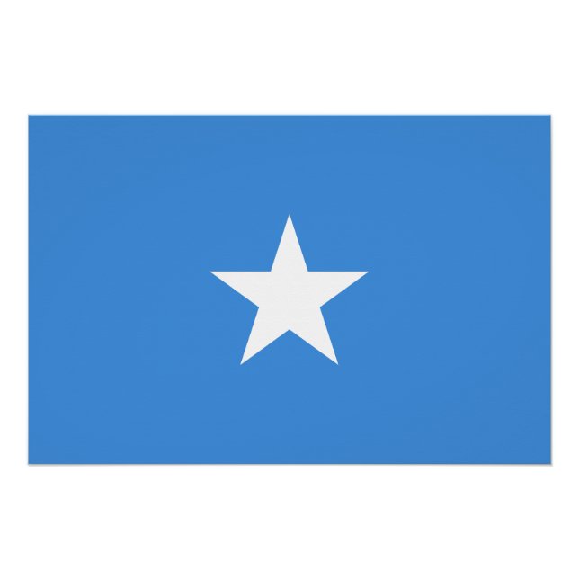 Somalia Flag Poster (Vorderseite)