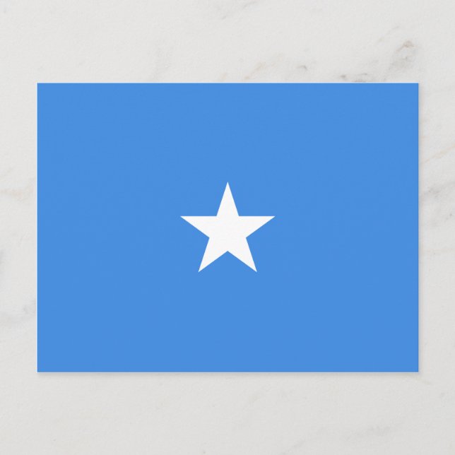 Somalia Flag Postkarte (Vorderseite)
